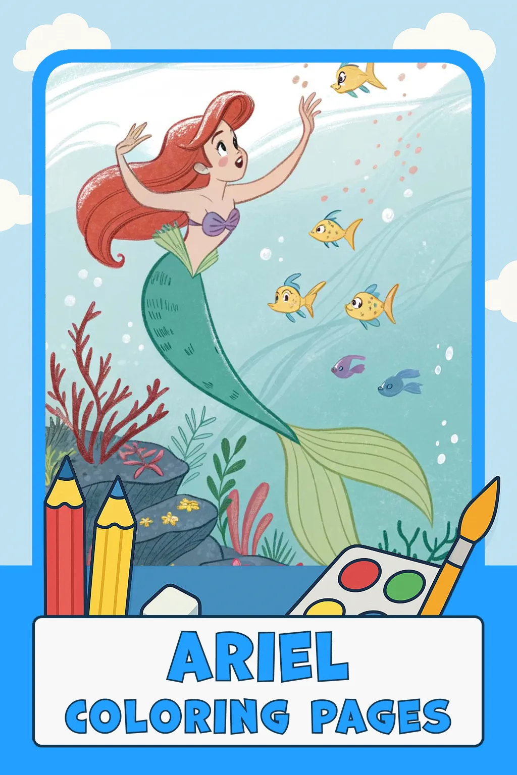 Ariel Coloring Pages