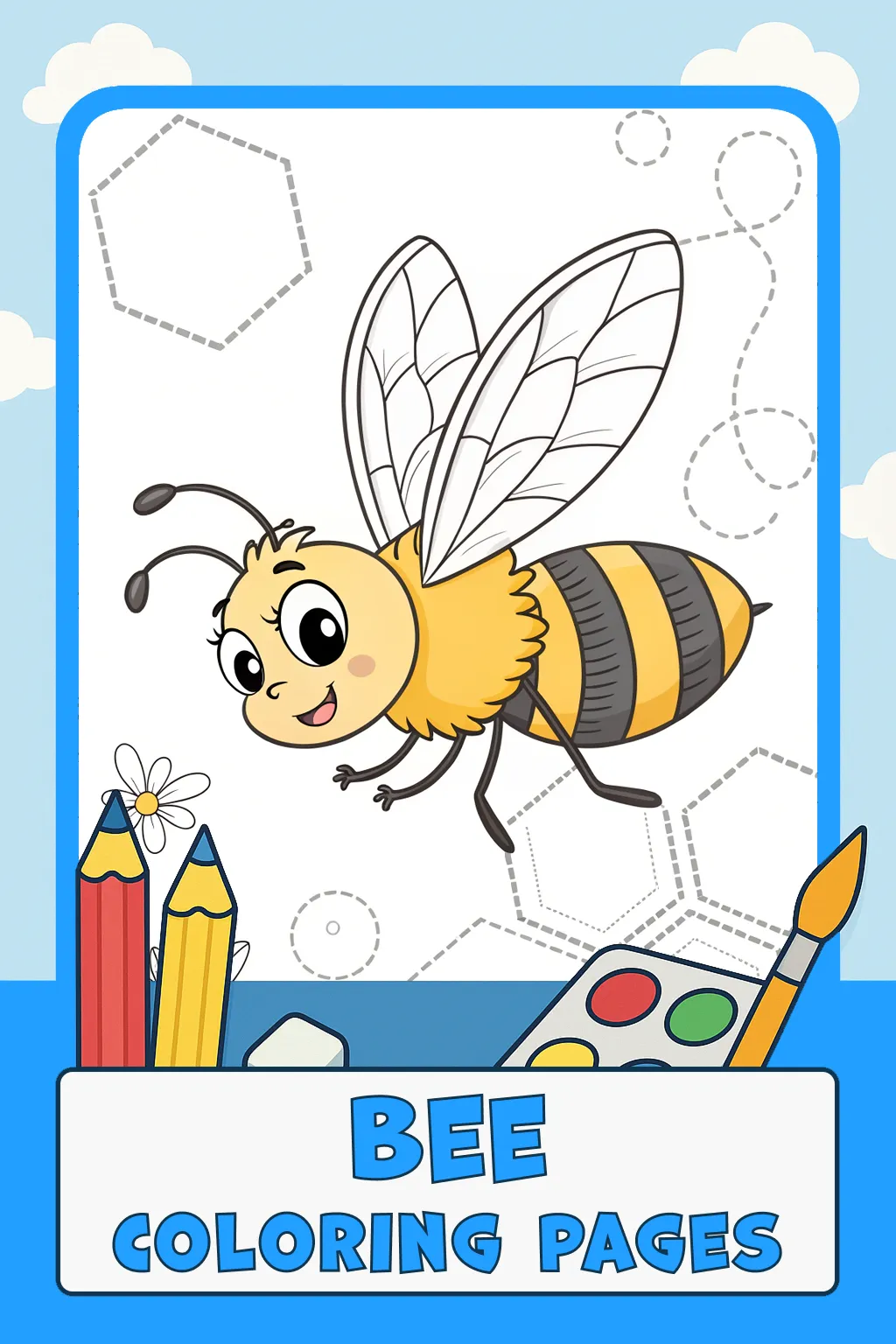Bee Coloring Pages