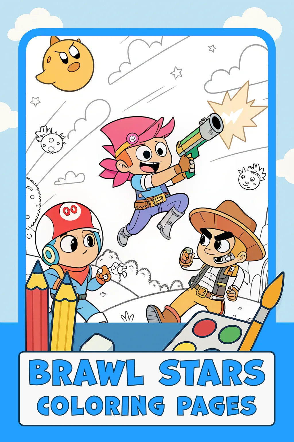 Brawl Stars Coloring Pages