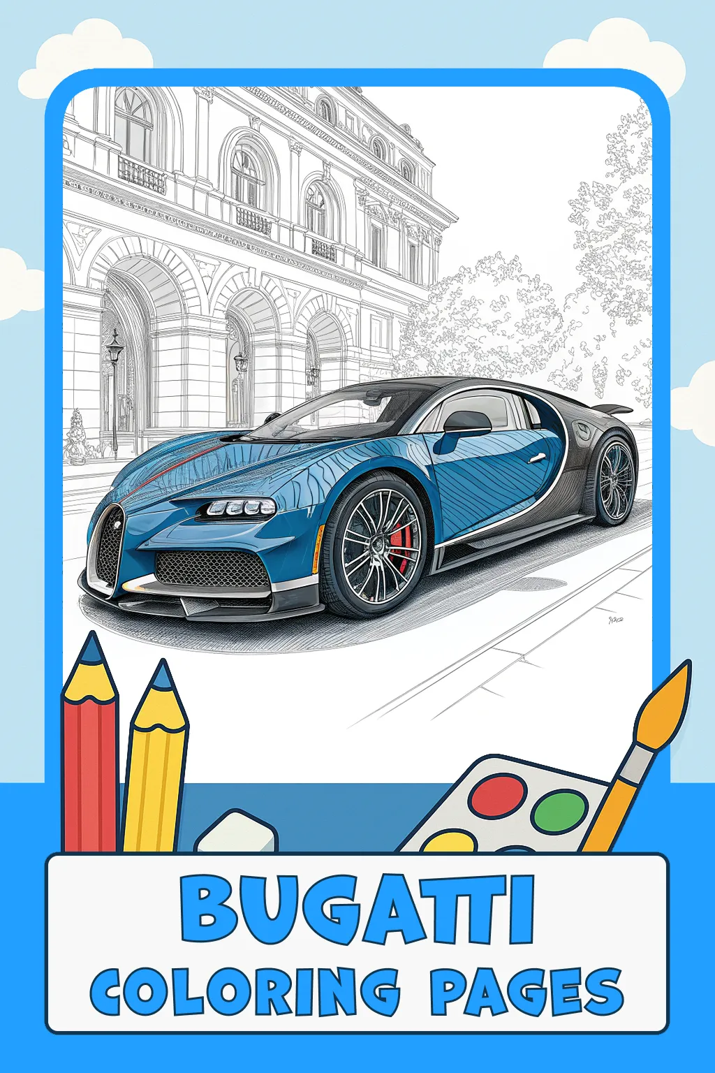 Bugatti Coloring Pages