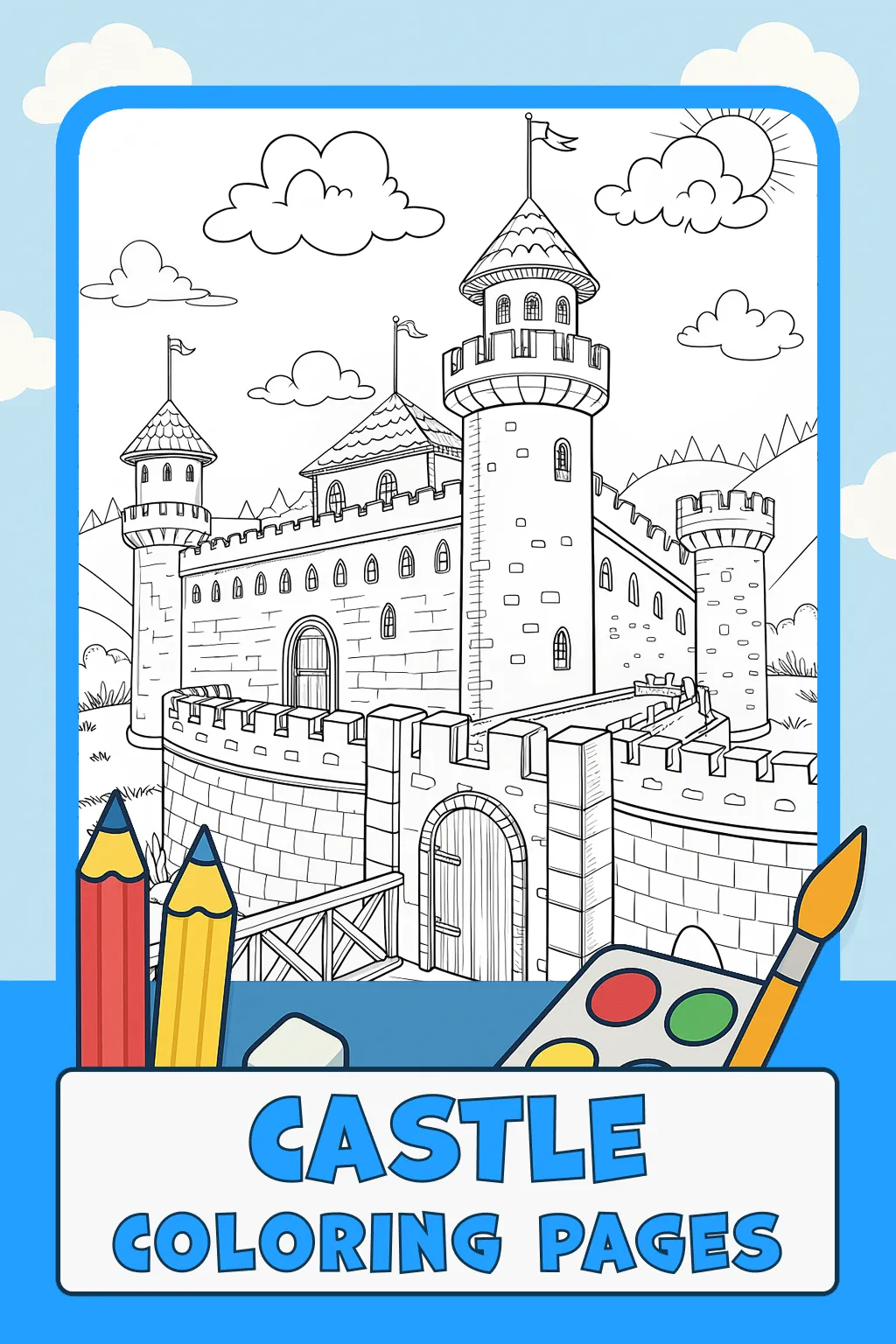 Castle Coloring Pages
