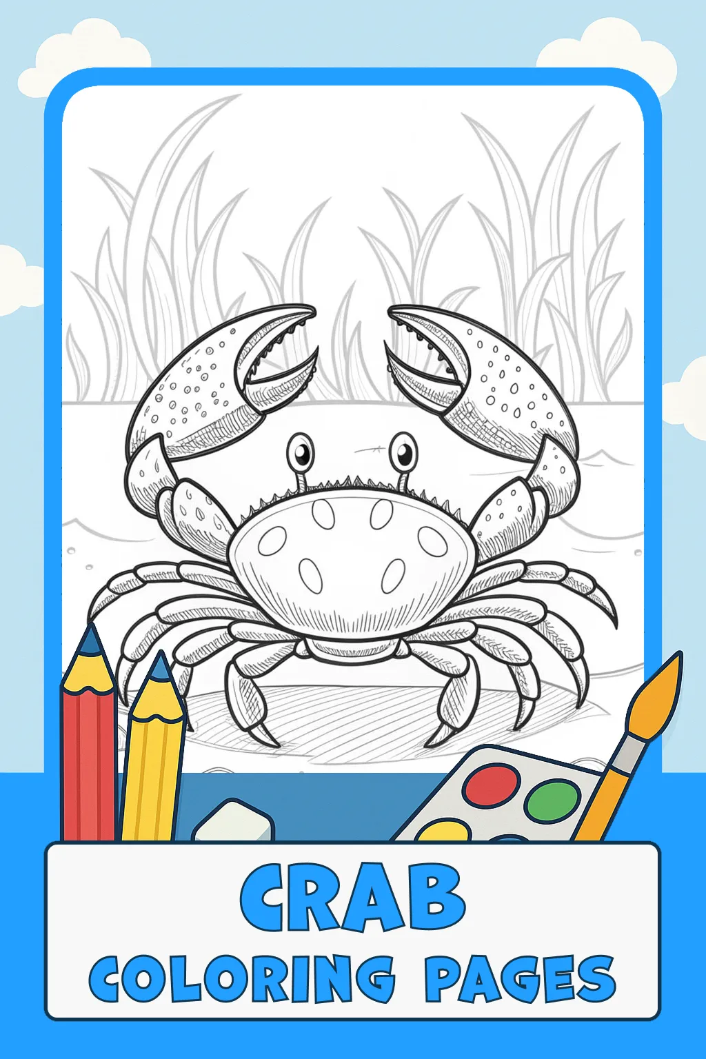 Crab Coloring Pages