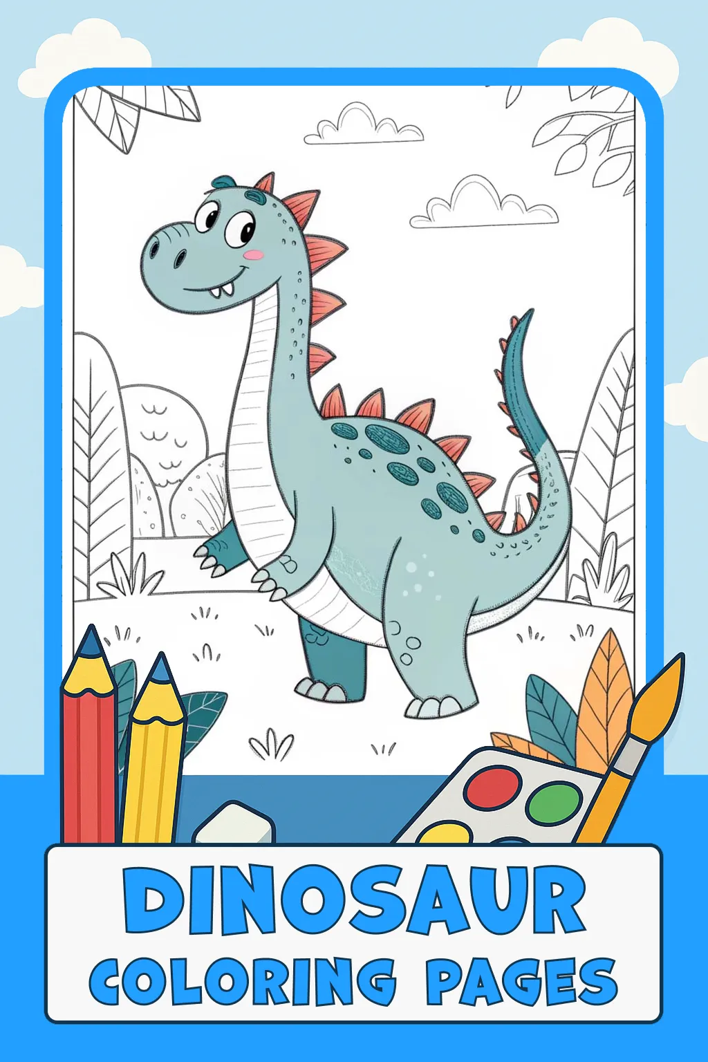 Dinosaur Coloring Pages