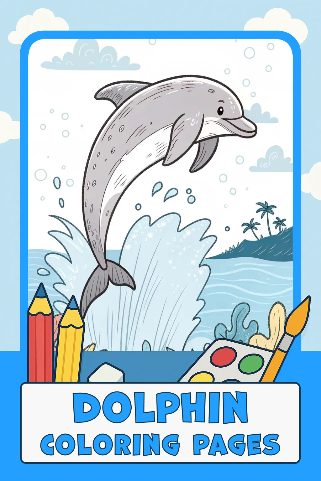 Dolphin Coloring Pages