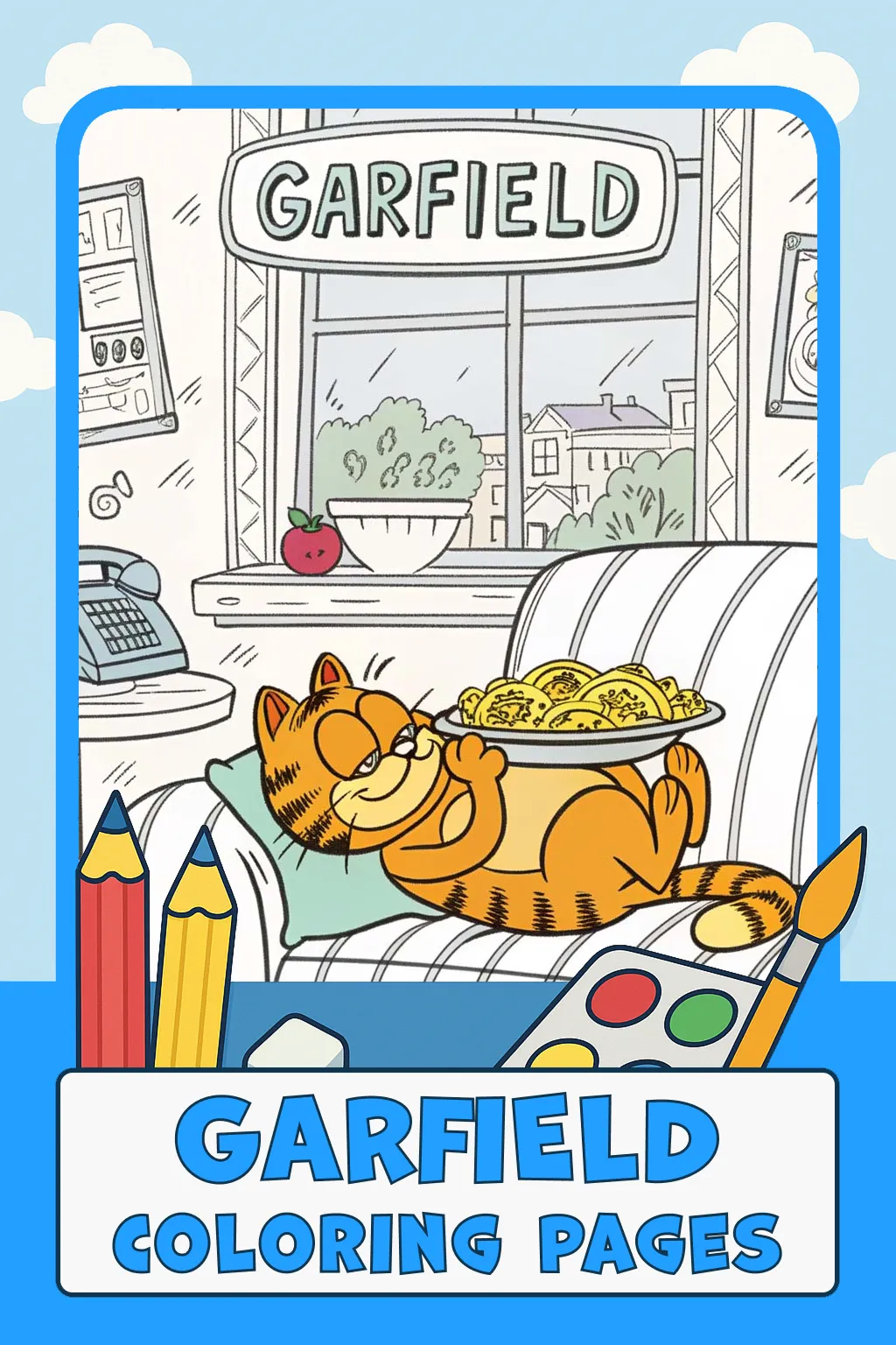 Garfield Coloring Pages