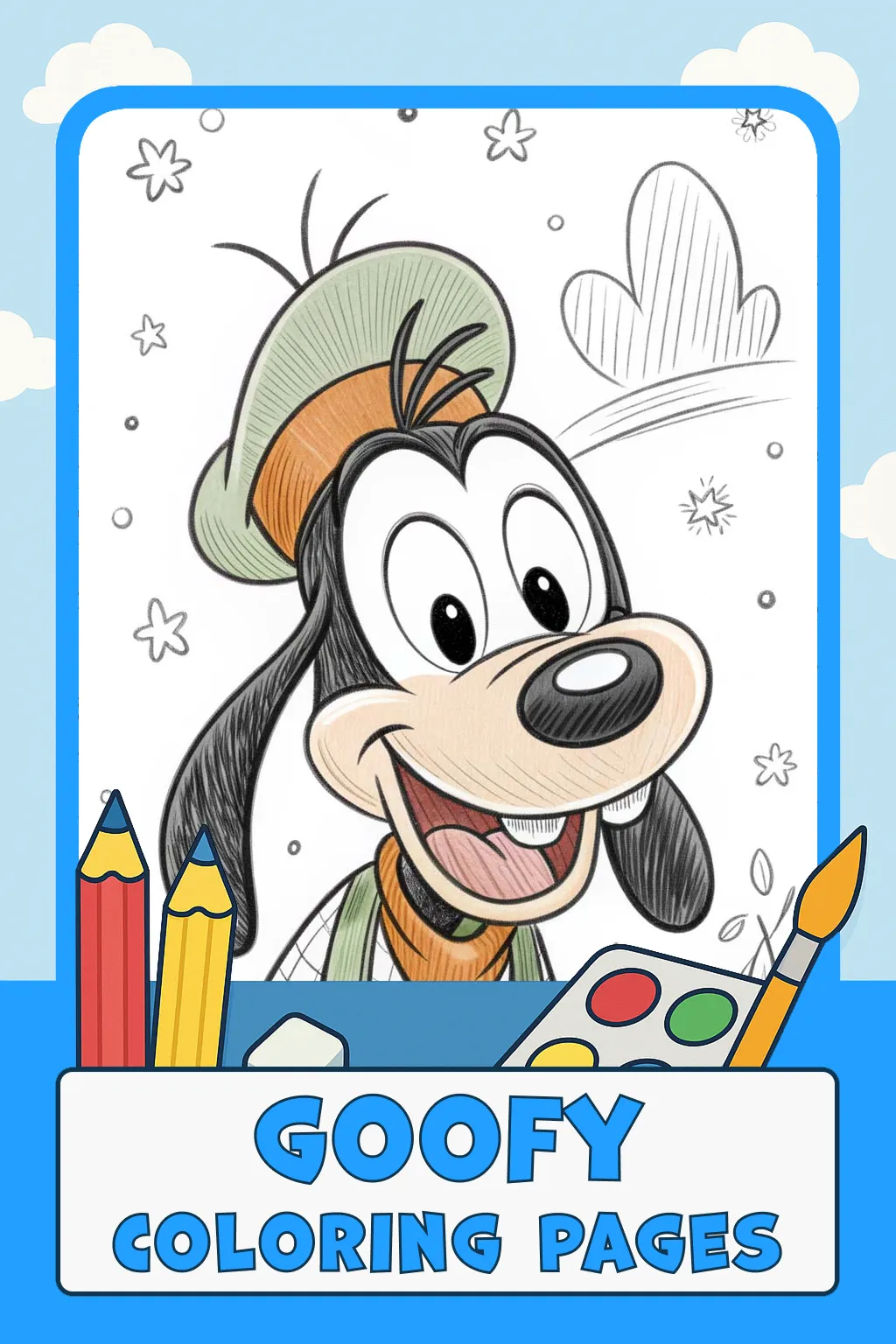 Goofy Coloring Pages
