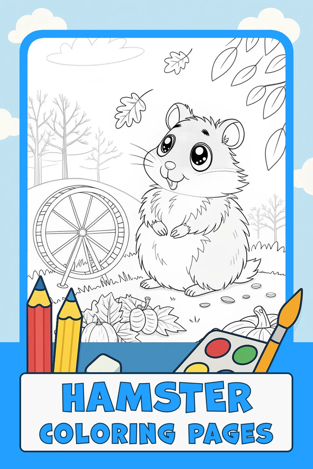 Hamster Coloring Pages