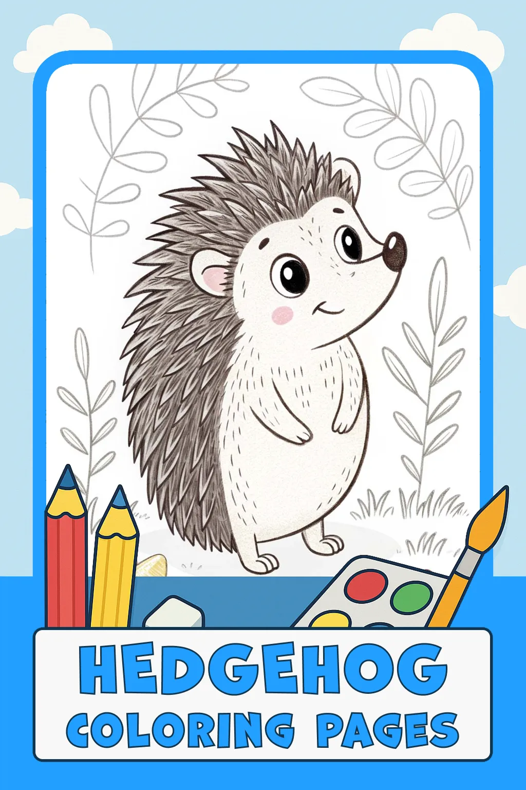 Hedgehog Coloring Pages