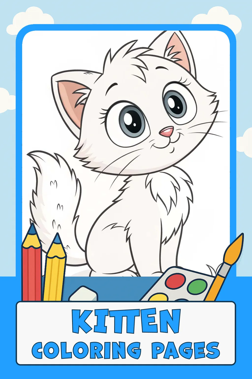Kitten Coloring Pages