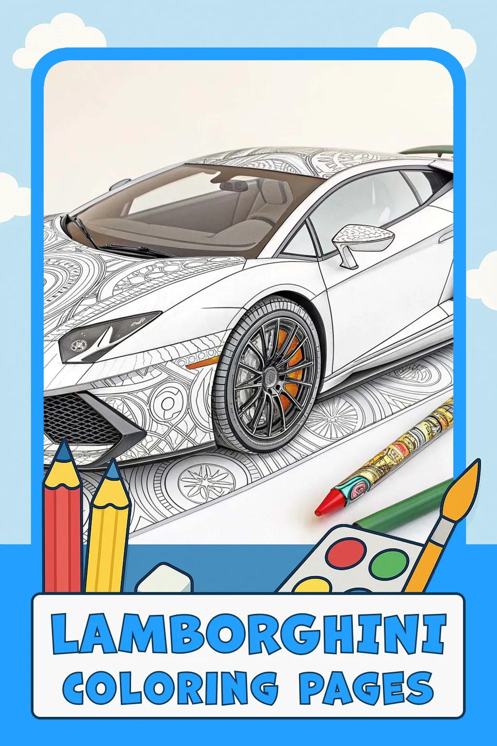 Lamborghini Coloring Pages