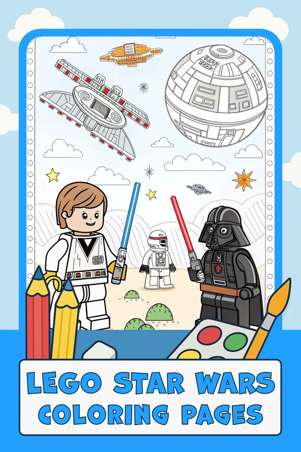Lego Star Wars Coloring Pages