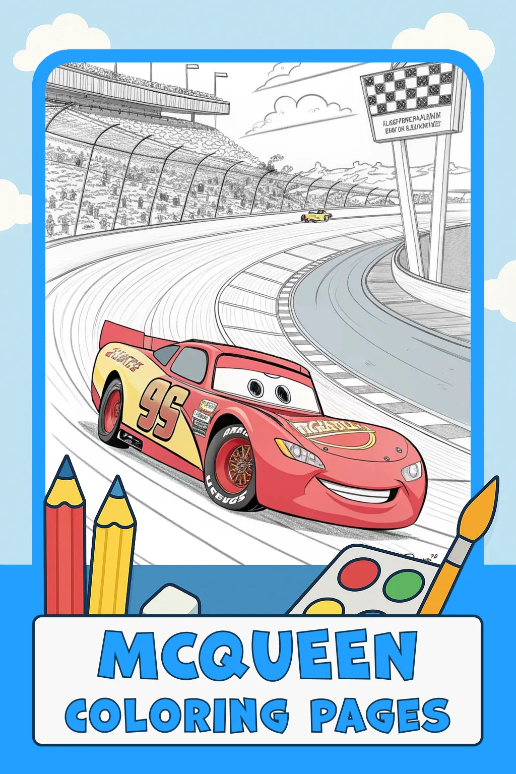 Lightning Mcqueen Coloring Pages
