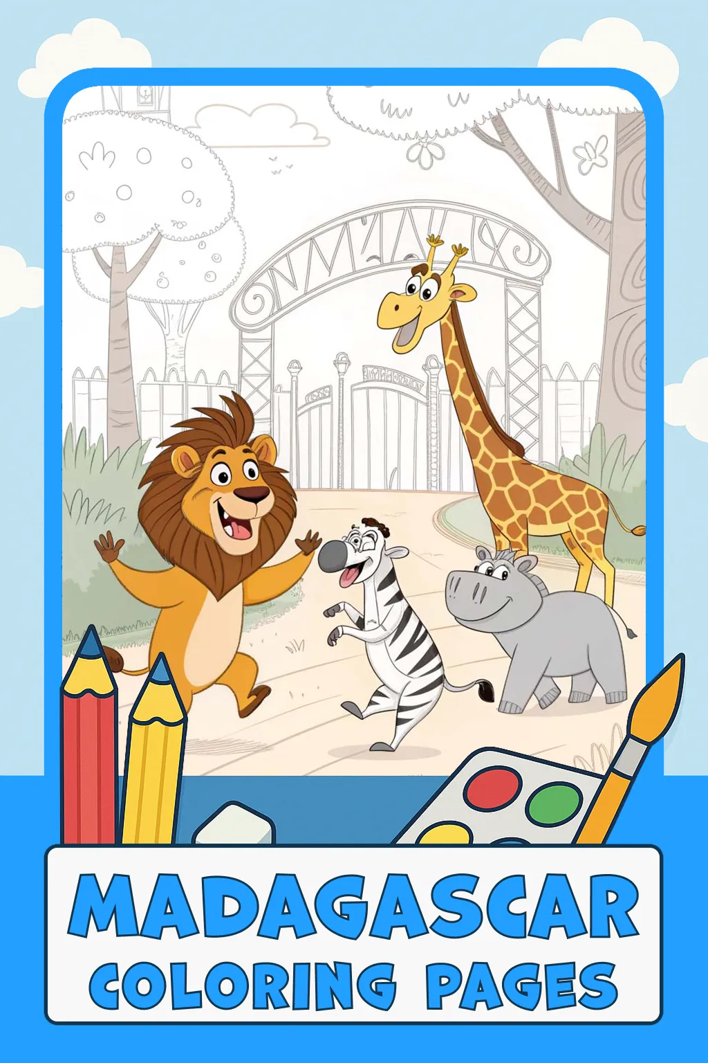 Madagascar Coloring Pages
