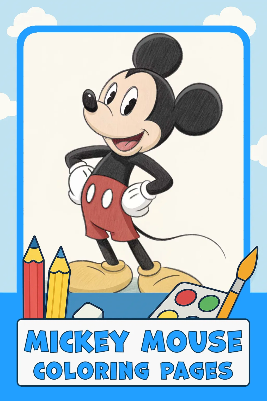 Mickey Mouse Coloring Pages