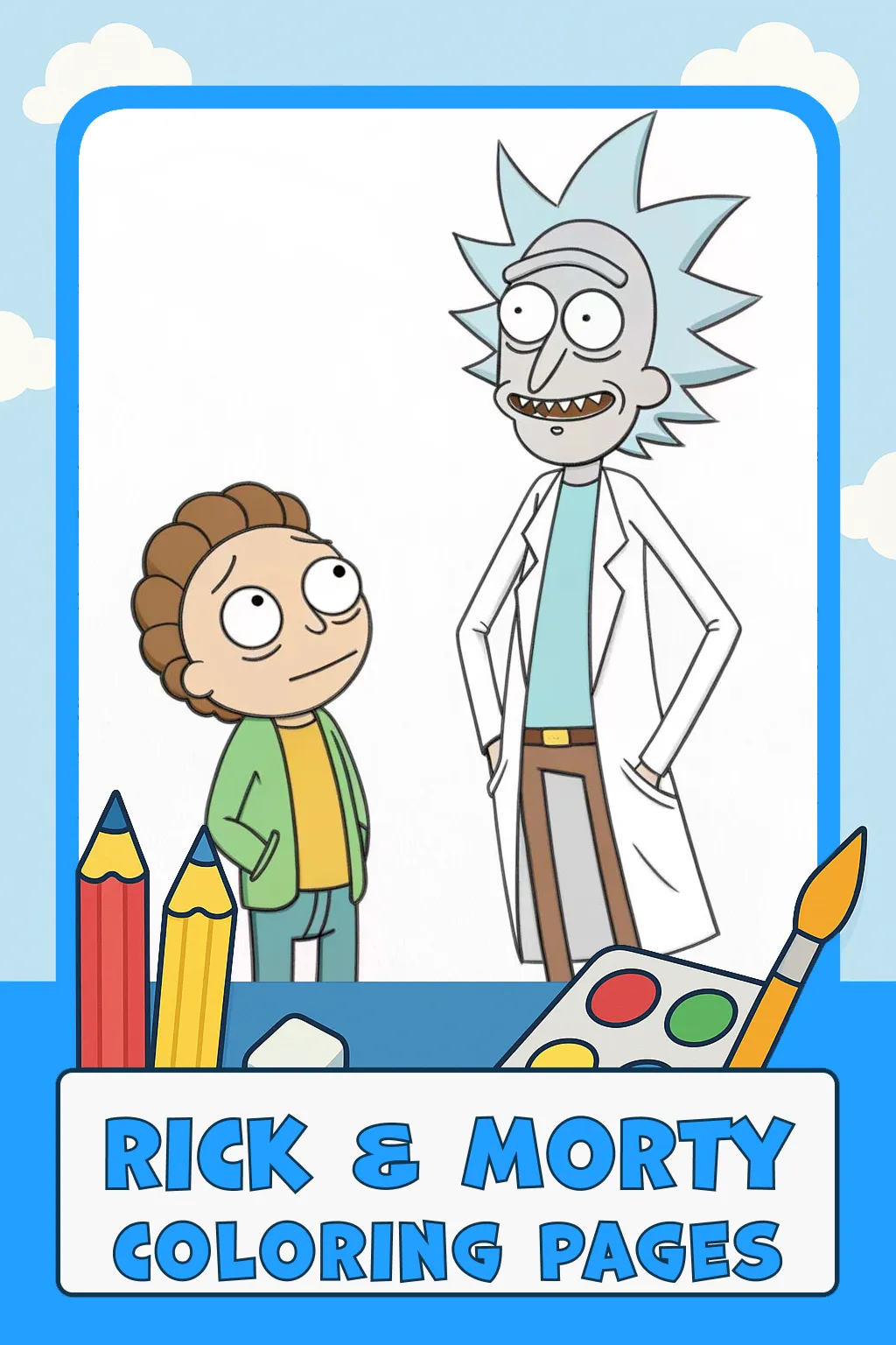 Rick And Morty Coloring Pages