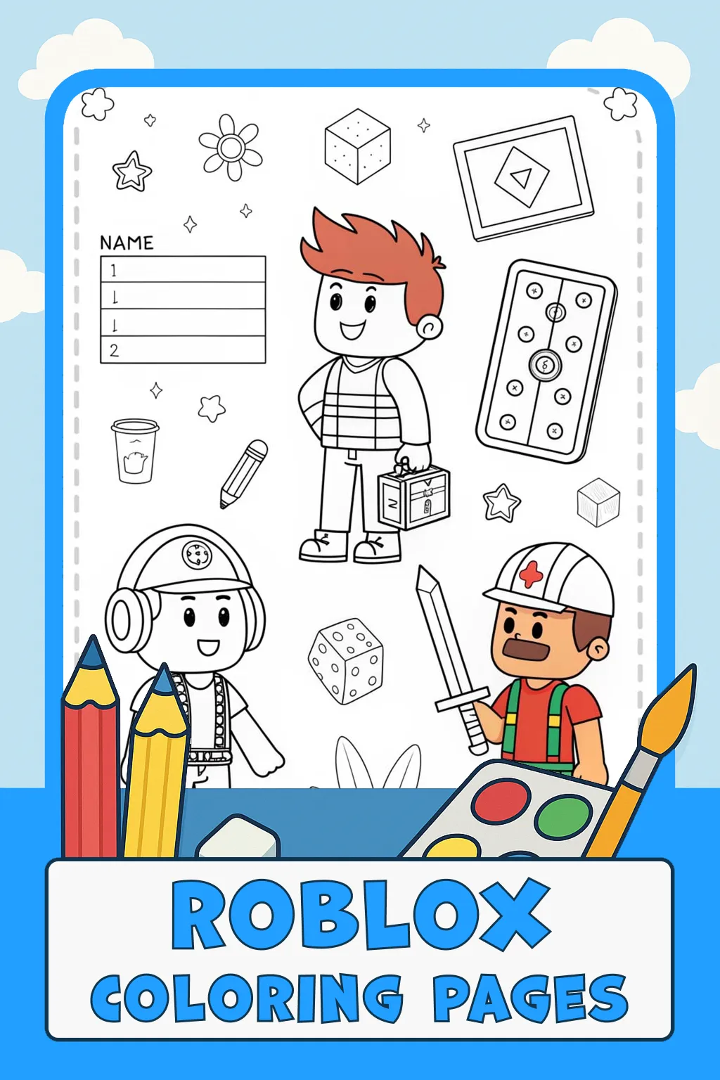 Roblox Coloring Pages