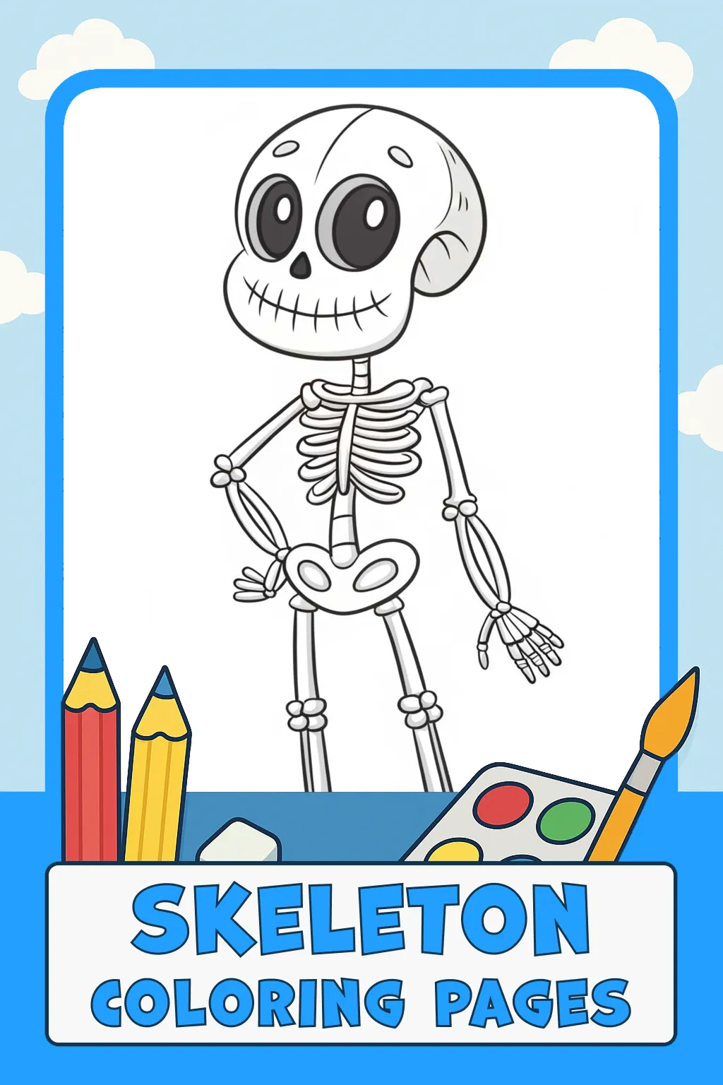 Skeleton Coloring Pages