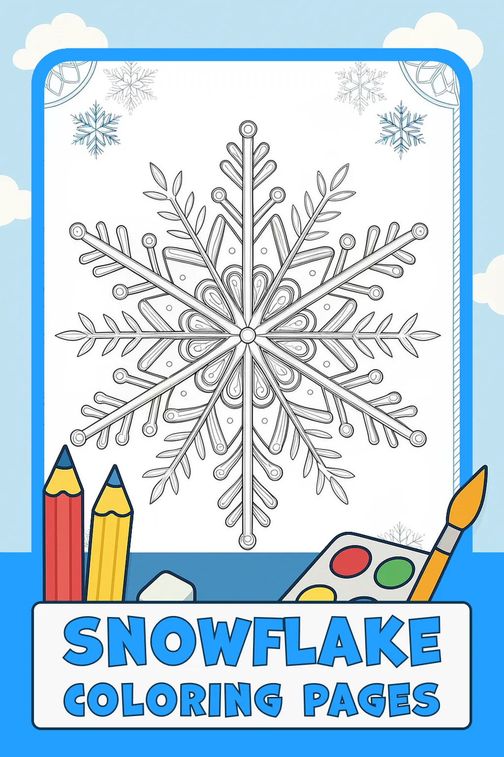 Snowflake Coloring Pages