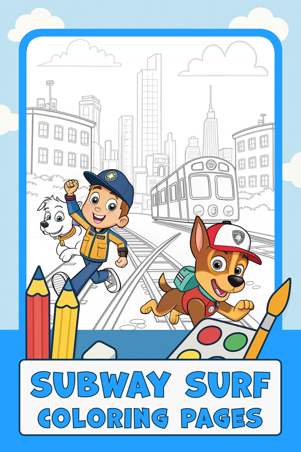 Subway Surfers Coloring Pages
