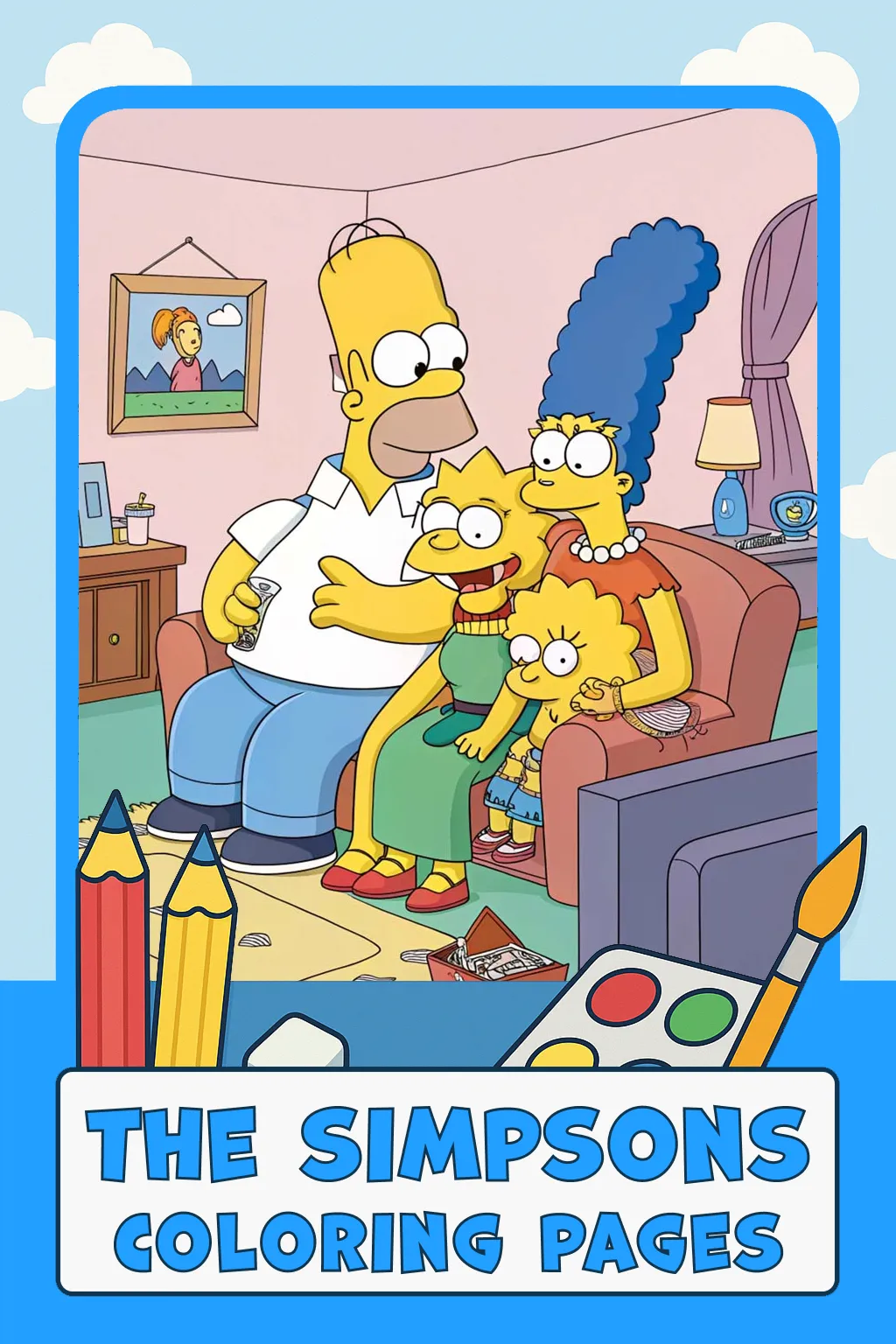 The Simpsons Coloring Pages