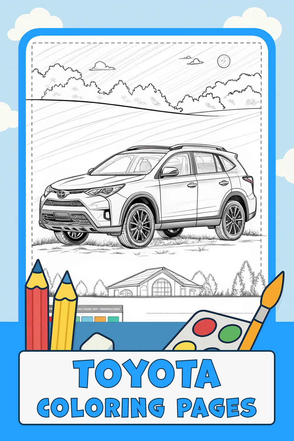 Toyota Coloring Pages